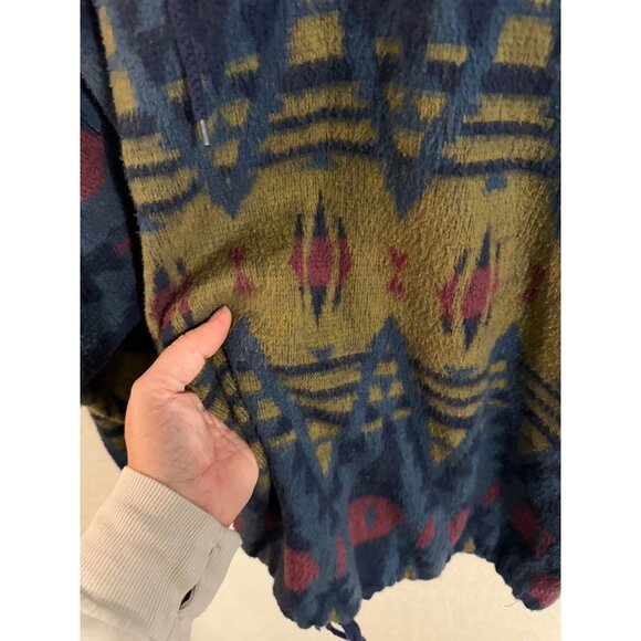 Pazzo 90’s Vintage Southwestern Western Cowboy Style Aztec Pullover Sweater - Picture 7 of 9